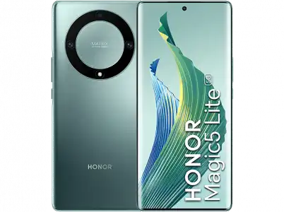 Móvil - Honor Magic5 Lite 5G, Emerald Green, 256 GB, 8 GB RAM, 6.67 " OLED curva, Qualcomm® Snapdragon® 695 (6nm), 5100 mAh, Android 12