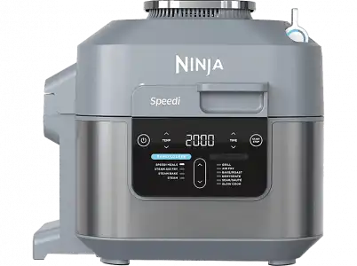 Robot de cocina - Ninja Speedi, 1760 W, 5.7 l, 10 funciones, Función AirFry, Gris