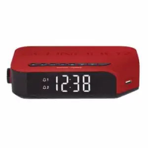 Schneider Radio Despertador Viva Rojo