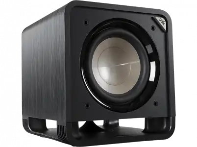 Subwoofer - Polk Audio HTS 10, 200 W, Tecnología Power Port, patentada Dynamic Balance, Negro