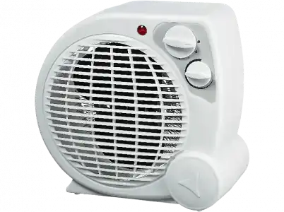 Calefactor - OK OFH 4112 ES, 2000W, 4 Posiciones, 2 Velocidades. Termostato regultable, Blanco