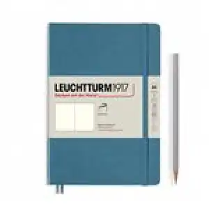 Cuaderno A5 Leuchtturm 1917 Stone blue punteado