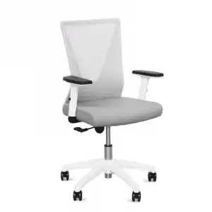 Euromof Tirana Silla de Oficina Gris/Blanca