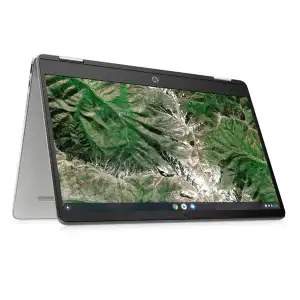 HP - Chromebook convertible 2 en 1 HP 14a-ca0007ns x360, Intel Celeron, 4GB, 64GB eMMC (Reacondicionado a estrenar).