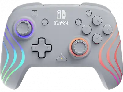 Mando - PDP Afterglow Wave Wired Controller, Para Nintendo Switch, Con cable, Gris