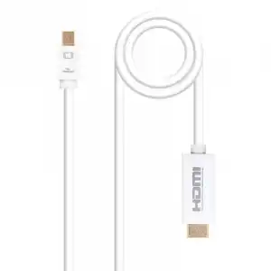 Nanocable Cable Conversor Mini DisplayPort a HDMI blanco 3m