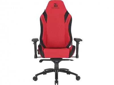 Silla gaming - Newskill Neith Zephyr, Reposabrazos 4D, Ajustable, Transpirable, Rojo