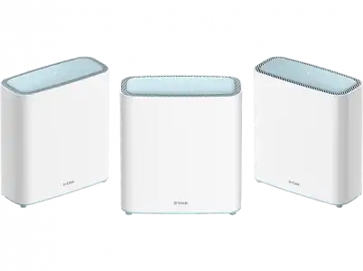 Sistema WiFi Mesh - D-Link M32-3 EAGLE PRO AI, Pack 3 Extensores Wi-Fi 6, AX3200, 3200 Mbps, Inteligente, Blanco