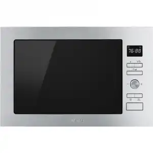 Smeg FMI425X Microondas Integrable con Grill 25L 900W Inox/Negro