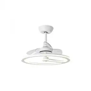 Akunadecor - Ventilador De Techo Metal Blanco Chom