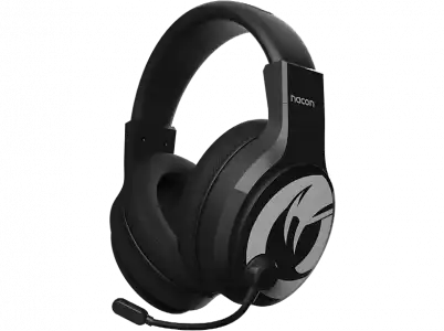 Auriculares gaming - Nacon GH-120, Para PC, Controladores 40mm, Con micrófono ajustable, Negro