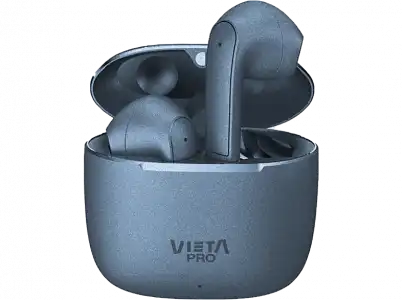 Auriculares True Wireless - Vieta Pro Fit 2, Bluetooth 5.3, Touch Control, Asistente de voz, 20 h, Azul