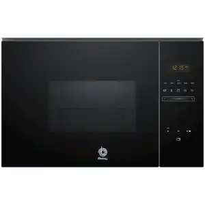 Balay 3CG5175N0 Microondas Integrable con Grill 25L 900W Cristal Negro