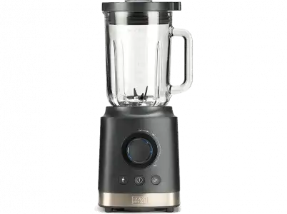 Batidora de vaso - Black & Decker ES9120080B, ‎1800 W, ‎Control velocidad regulable, 1.8 l, 3 funciones, Gris