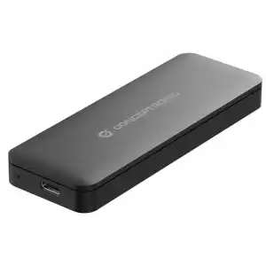 Conceptronic DDE01B Carcasa para SSD M.2 PCIe NVMe USB-C 3.1 Gen2