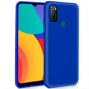 Cool Funda Silicona Azul para Alcatel 1S (2021) / 3L (2021)