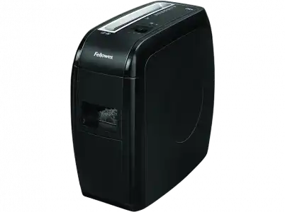 Destructora de papel - Fellowes 21CS, Tecnología SafeSense, Negro