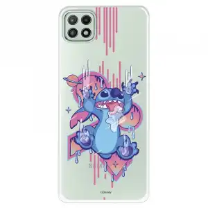 Funda Oficial de Disney Stitch Graffiti para Samsung Galaxy A22 5G