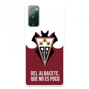 Funda Para Samsung Galaxy S20 Fe Del Albacete Escudo "del Albacete Que No Es Poco" - Licencia Oficial Albacete Balompié