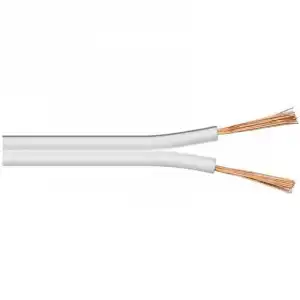 Goobay Cable para Altavoz 2x1.5mm 100m Blanco