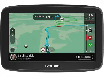 GPS - TomTom GO Classic 5", Toda Europa, 1 h, Monitorización de tráfico, Wi-Fi, Bluetooth, Negro