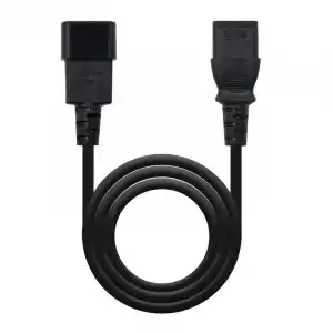 Nanocable Cable de Alimentación CPU C13 Hembra/C14 Macho 5m Negro