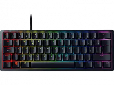 Teclado gaming - Razer Huntsman Mini Purple Switch, USB, Chroma RGB, Negro