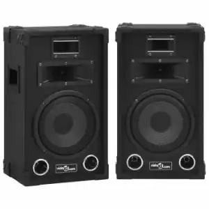 Altavoces Pasivos Escenario Profesional Hifi 2 Uds 800 W Negro Vidaxl