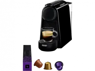 Cafetera de cápsulas - Nespresso De'Longhi Essenza Mini EN85.B, 19 bar, 0.6 l, 1255 W, Negro