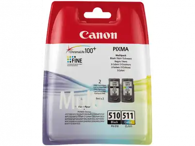 Cartucho de Tinta - Canon PG-510 / CL-511 Multi pack Paquete 2