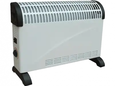 Convector - OK OCV 2311 ES, 2000 W, 3 potencias, Termostato ajustable, Blanco