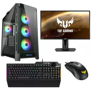 Epical-Q GPlus41 AMD Ryzen 7 5800X3D/32GB/2TB SSD/RTX 4070 + Monitor 27" IPS QHD 165hz + Combo Asus TUF Gaming