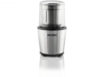 Molinillo de café - Koenic KCH 2021, 200 W, 120 g, Acero inoxidable