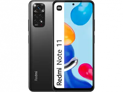 Móvil - Xiaomi Redmi Note 11, Gris grafito, 64 GB, 4 GB RAM, 6.43" Full HD+, Snapdragon 680, 5000mAh, Android 11