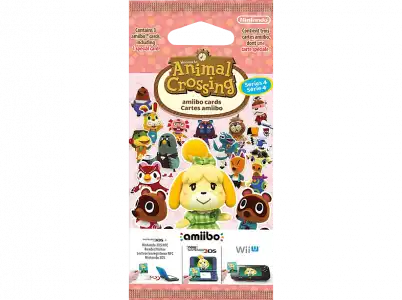 Pack 3 Tarjetas - Nintendo Amiibo Animal Crossing Serie 4