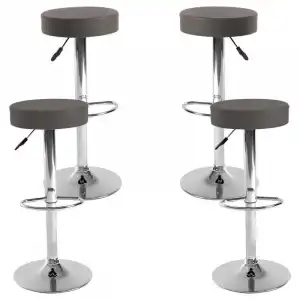 Packs Taburetes Altos - Pack 4 Taburetes Kros - Gris