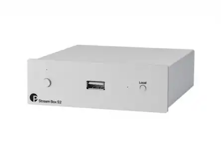 Reproductor de audio en red Pro-Ject Stream Box S2 Plata