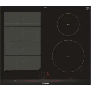 Siemens Placa De Inducción 60cm 4 Fuegos 7400w Flexinduction Negro - Ex675lev1f