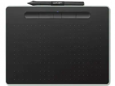 Tableta gráfica - Wacom Intuos Comfort S, Bluetooth, Negra y verde