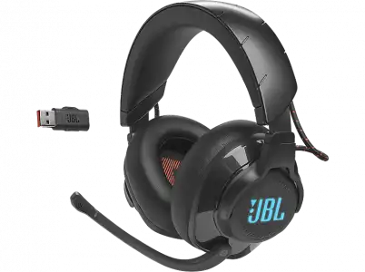 Auriculares gaming - JBL QUANTUM610BLK, Bluetooth, Inalámbrico, 40h, Cancelación de ruido, Negro