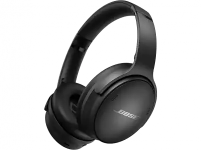 Auriculares inalámbricos - Bose QC45, De diadema, Bluetooth, Hasta 24h, Cancelación ruido, Micrófono, Negro