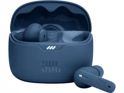 Auriculares True Wireless - JBL Tune Beam, 48h Autonomía, Graves puros, Cancelación ruido, Azul