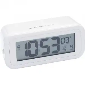 Bresser MyTime Amber Reloj Despertador Blanco