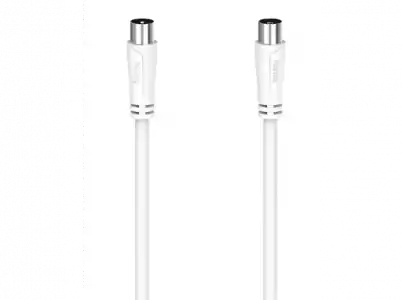 Cable de antena - Hama 00205049, 10 m, 90 db, Blanco