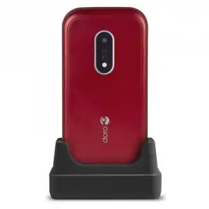 Doro 7030 Teléfono para Mayores Rojo/Blanco Libre