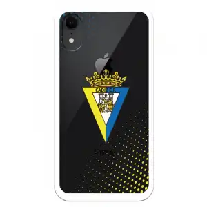 Funda Licencia Oficial Cádiz CF Escudo Transparente para iPhone XR