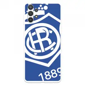 Funda Licencia Oficial Real Club Recreativo de Huelva Escudo Fondo Azul para Samsung Galaxy A32 5G