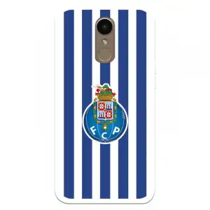 Funda Para Lg K10 2017 Del Fútbol Club Oporto Escudo Rayas - Licencia Oficial Fútbol Club Oporto