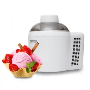 Heladera, Maquina Hacer Helados, Sobertes, Yogur Helado, 0,7 L, Preparación: 30 M, Accesorios Blanco 90w Camry Cr 4481