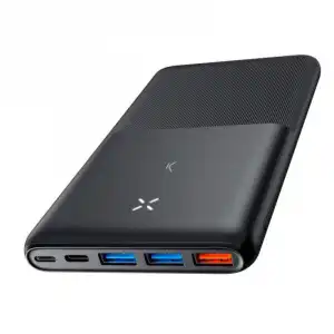 Ksix Powerbank Ultra Slim 20000mAh 22.5 W Negra